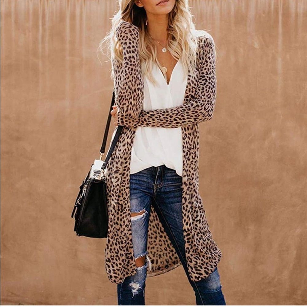 Leopard Duster Cardigan   